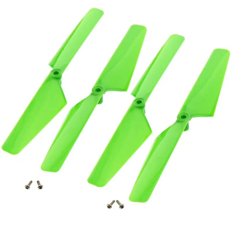 Traxxas Latrax Alias Quadcopter 4 Green Rotor Blades & Screws 1