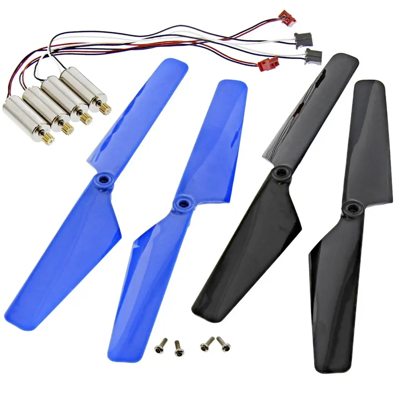 Traxxas Latrax Alias Quadcopter 4 High Output Motors & Blue & Black Blades 1