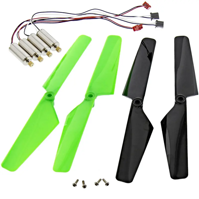 Traxxas Latrax Alias Quadcopter 4 High Output Motors & Green & Black Blades 1