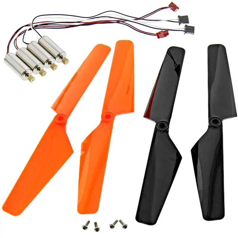 Traxxas Latrax Alias Quadcopter 4 High Output Motors & Orange & Black Blades 1