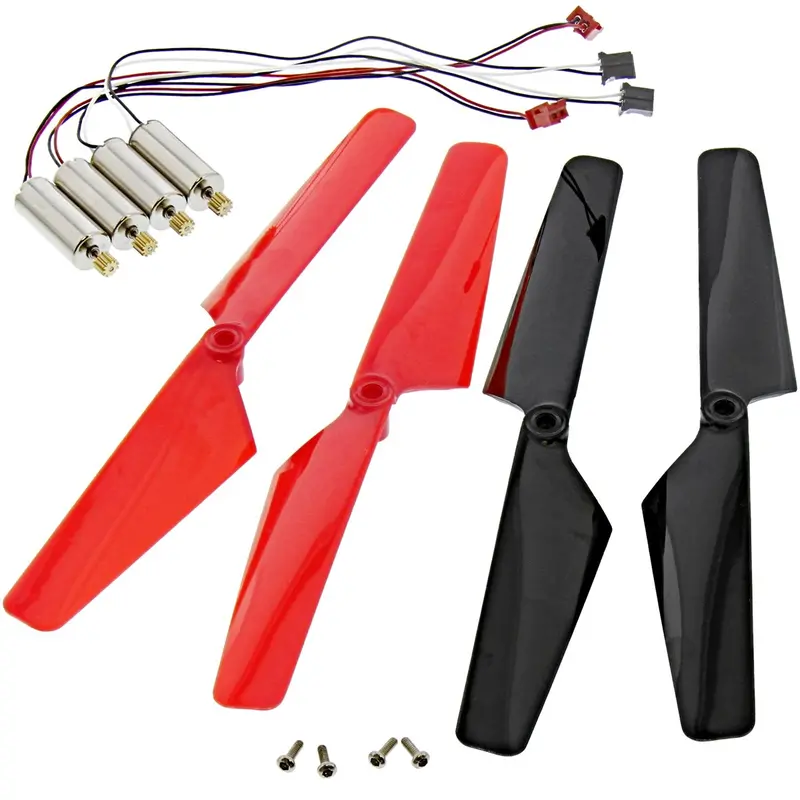 Traxxas Latrax Alias Quadcopter 4 High Output Motors & Red & Black Blades 1