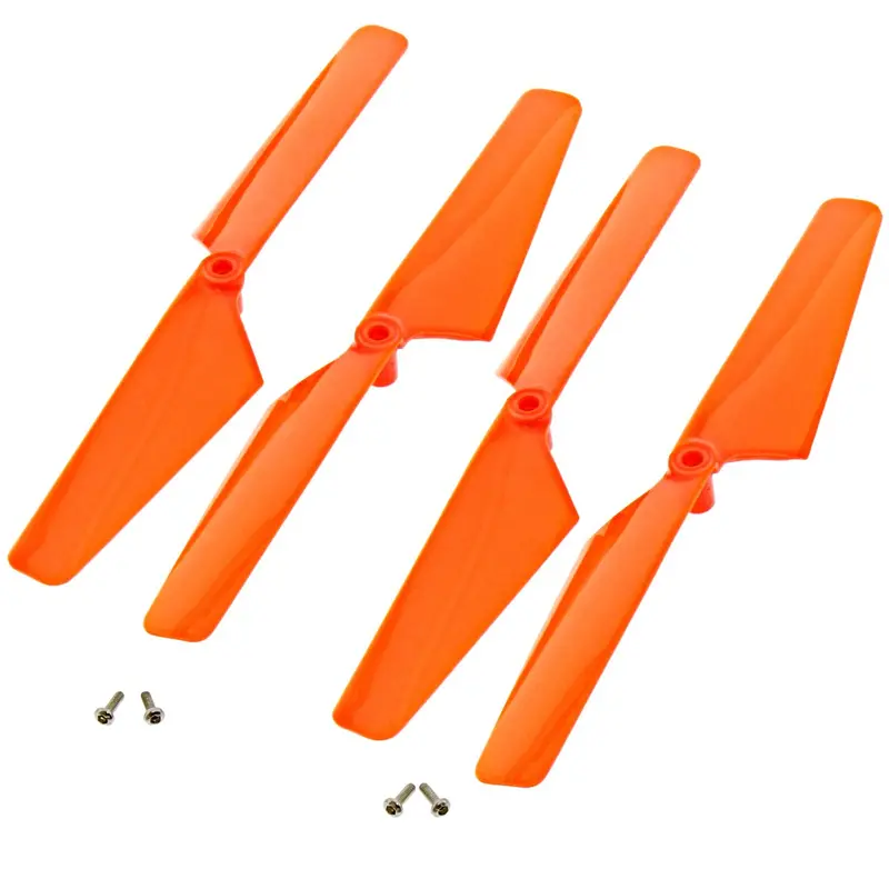 Traxxas Latrax Alias Quadcopter 4 Orange Rotor Blades & Screws 1