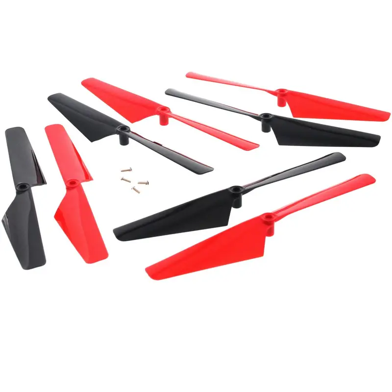 Traxxas Latrax Alias Quadcopter 4 Red & 4 Black Rotor Blades & Screws 1