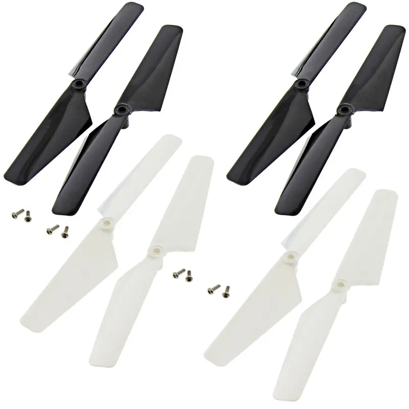 Traxxas Latrax Alias Quadcopter 4 White & 4 Black Rotor Blades & Screws 1