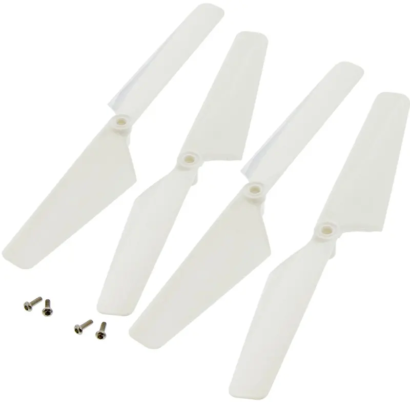 Traxxas Latrax Alias Quadcopter 4 White Rotor Blades & Screws 1