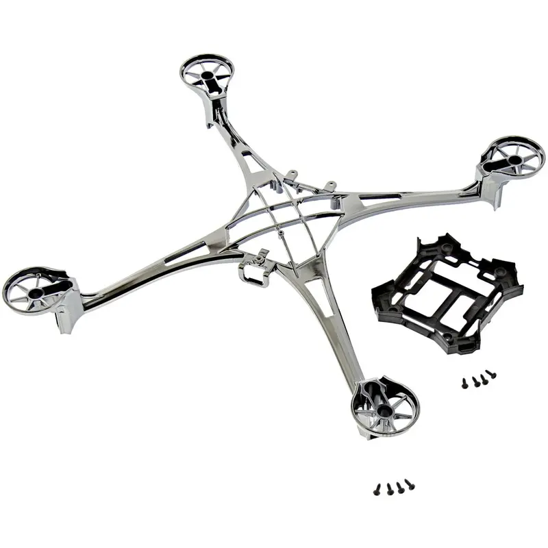 Traxxas Latrax Alias Quadcopter Black Chrome Upper Main Frame & Black Lower 1