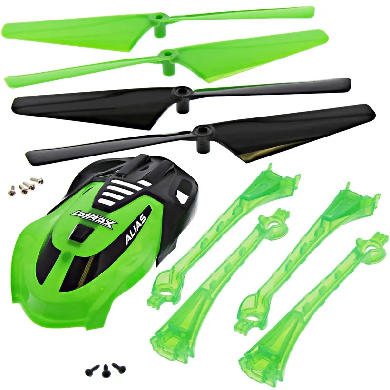Traxxas Latrax Alias Quadcopter Green Conversion Kit W/Canopy & 4 Blades & Lenses 1