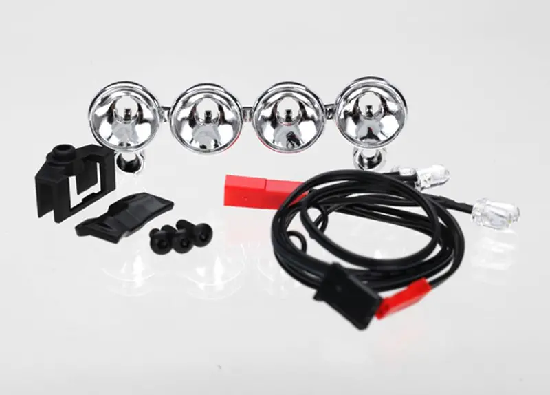 Traxxas Led 4 Clear Lights Lightbar, Chrome, 6784 1