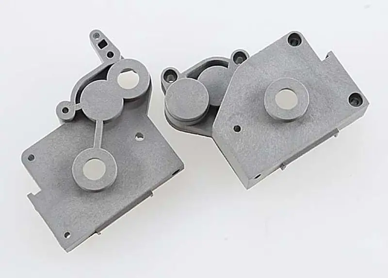 Traxxas Left/Right Gearbox Halves - Gray, 4191A 1