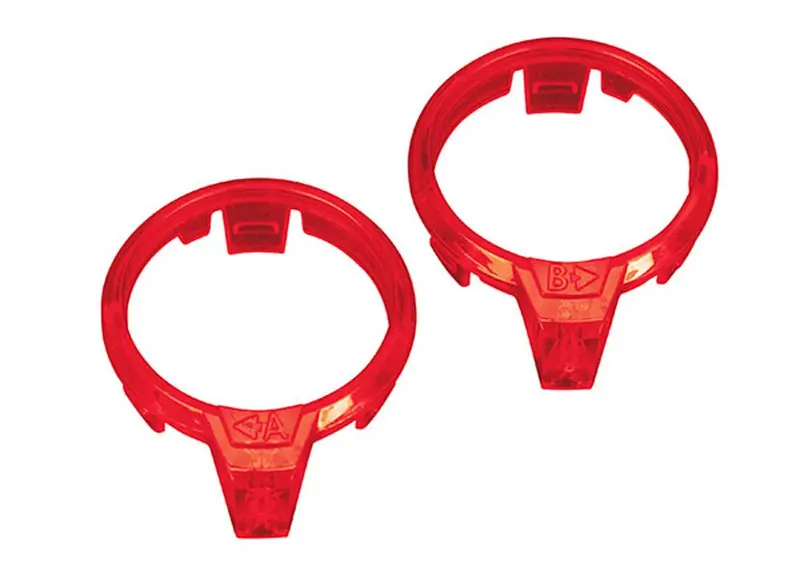 Traxxas Left/Right Red Motor Led Lens, 7961 1