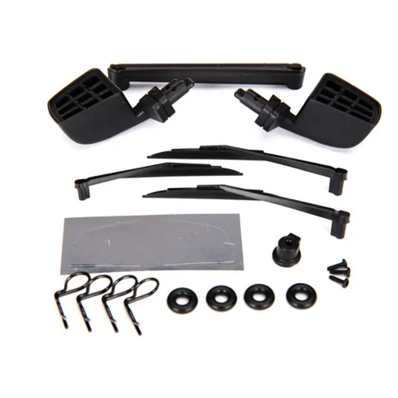 Traxxas Left & Right Side Mirrors, Black, Trx 4 / Trx-6, 8817 1