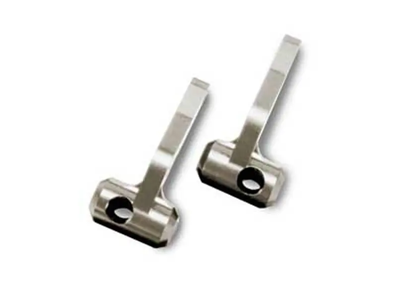 Traxxas Left/Right Steering Blocks, Aluminum, 25 Degree, 5536R 1
