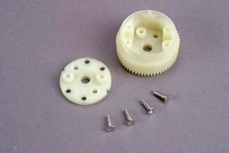Traxxas Main Differential Gear, Side Cover Plate, 2381 1