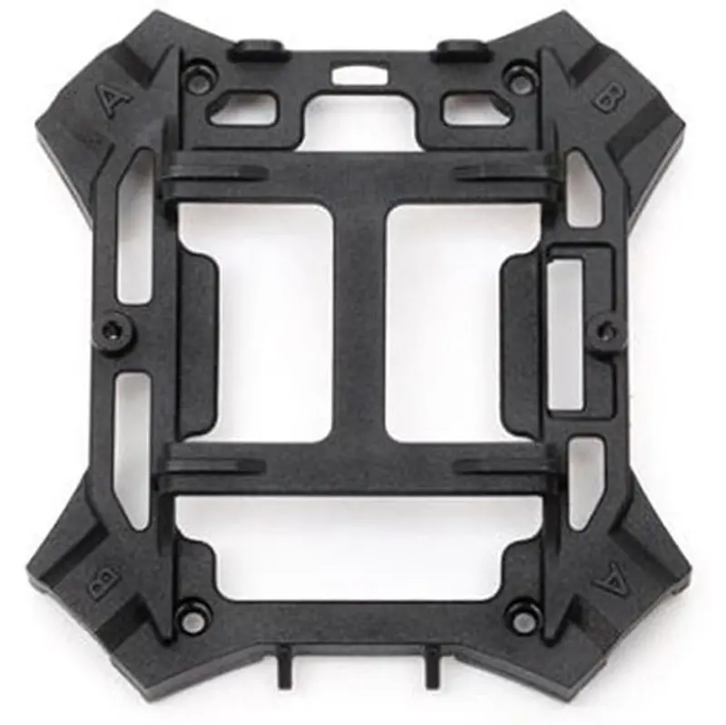 Traxxas Main Lower Frame-Black & Screws, 6624 1