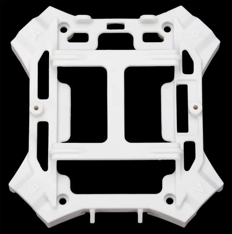 Traxxas Main Lower Frame, Screws, White, 6624A 1