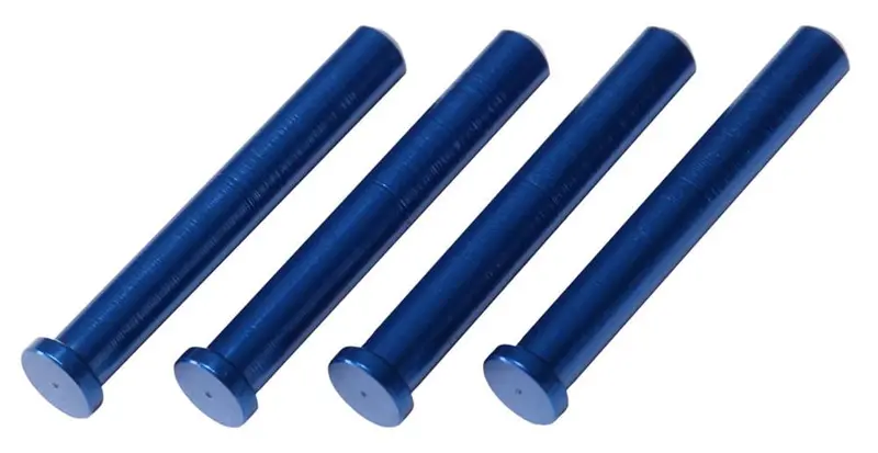 Traxxas Main Shafts- Blue-Anodized Aluminum, 6633X 1