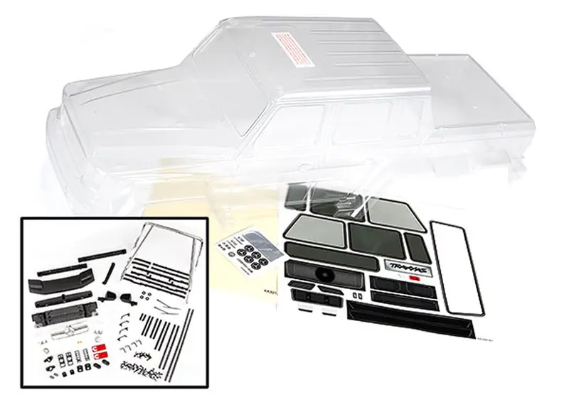 Traxxas Mercedes-Benz G 63 Trx-6 Body, Complete, Clear, 8825 1