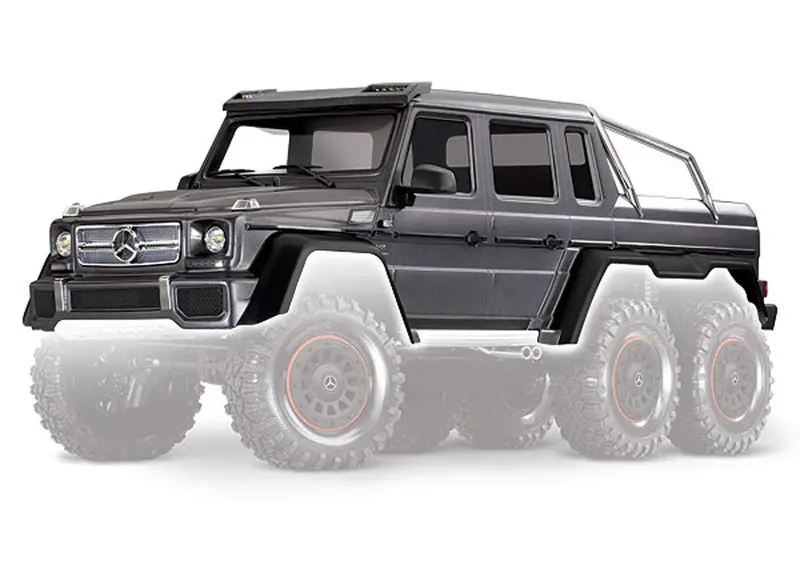 Traxxas Mercedes-Benz G 63 Trx-6 Body, Complete, Graphite, 8825X 1