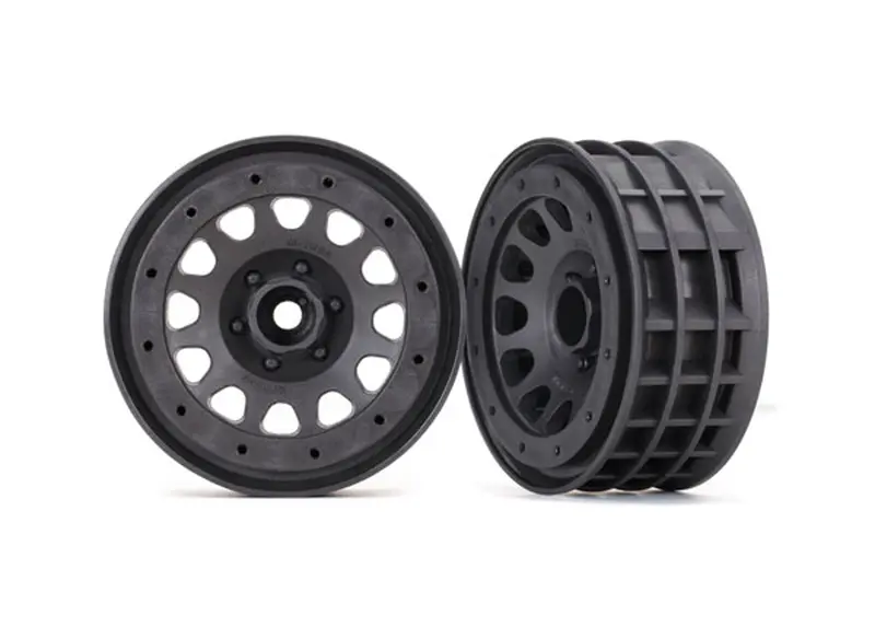 Traxxas Method 105 2.2" Wheels, Beadlock Style, Gray, 8171A 1