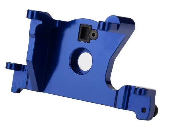 Traxxas Motor Mount, Aluminum, Blue, 7460R 1