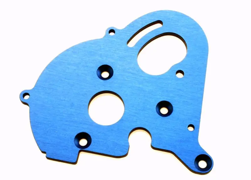 Traxxas Motor Plate, Aluminum, Blue, 3997X 1