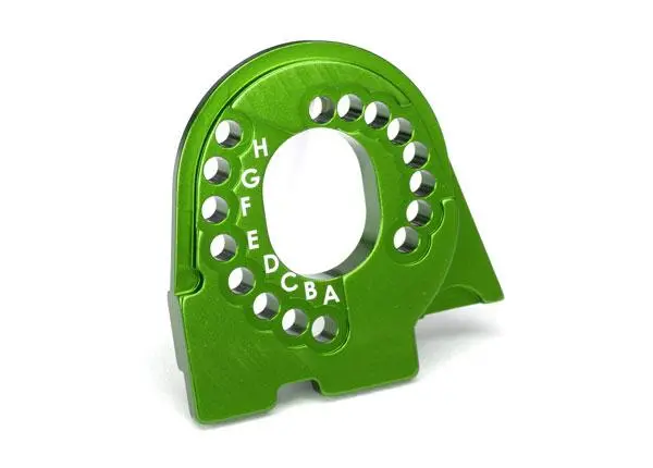 Traxxas Motor Plate, Aluminum, Green, 8290G 1