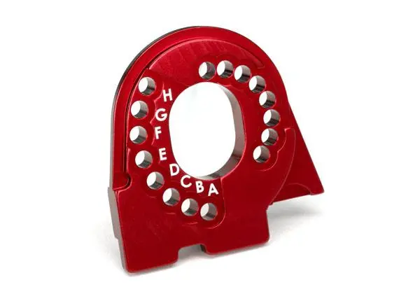 Traxxas Motor Plate, Aluminum, Red, 8290R 1