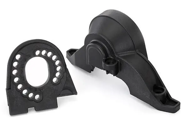 Traxxas Motor Plate & Upper Spur Gear Cover, 8290 1