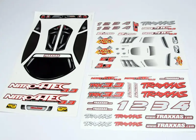 Traxxas Nitro 4-Tec Decal Sheet, 4813X 1