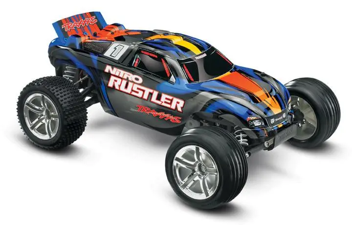 Traxxas Nitro Rustler 2Wd Stadium Truck, Blue, 44096-3 1