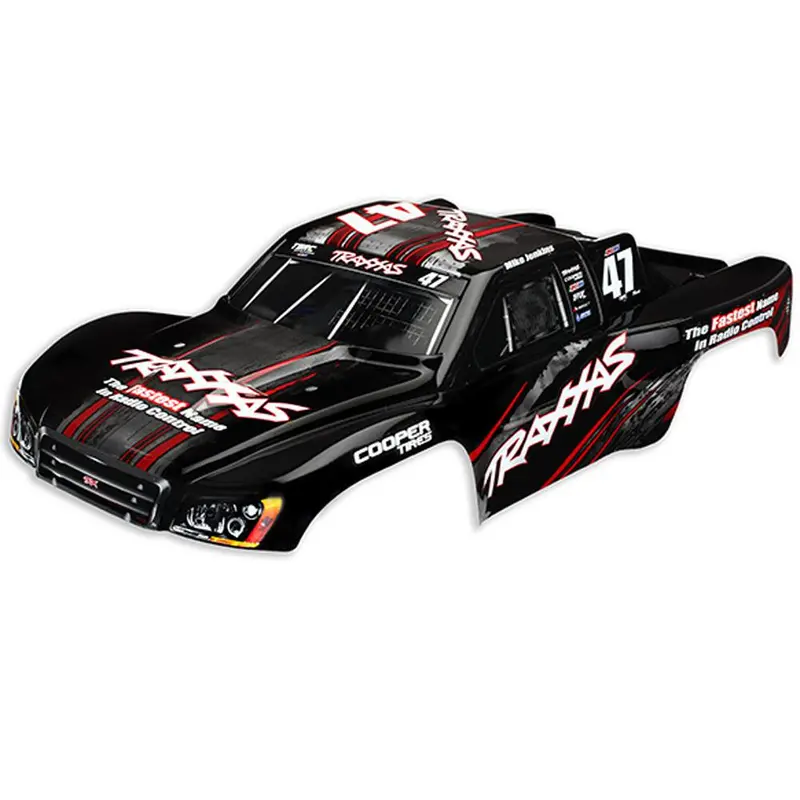 Traxxas Nitro Slash Body, Black, #47 Mike Jenkins, 4418 1