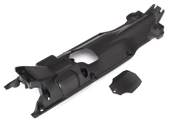 Traxxas Nylon Transmission Skid Plate, Black, E-Revo Vxl, 5637X 1