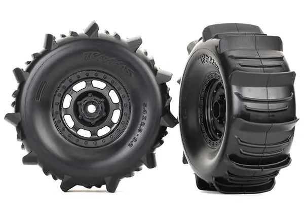 Traxxas Paddle Tires & Desert Racer Wheels, 8475 1