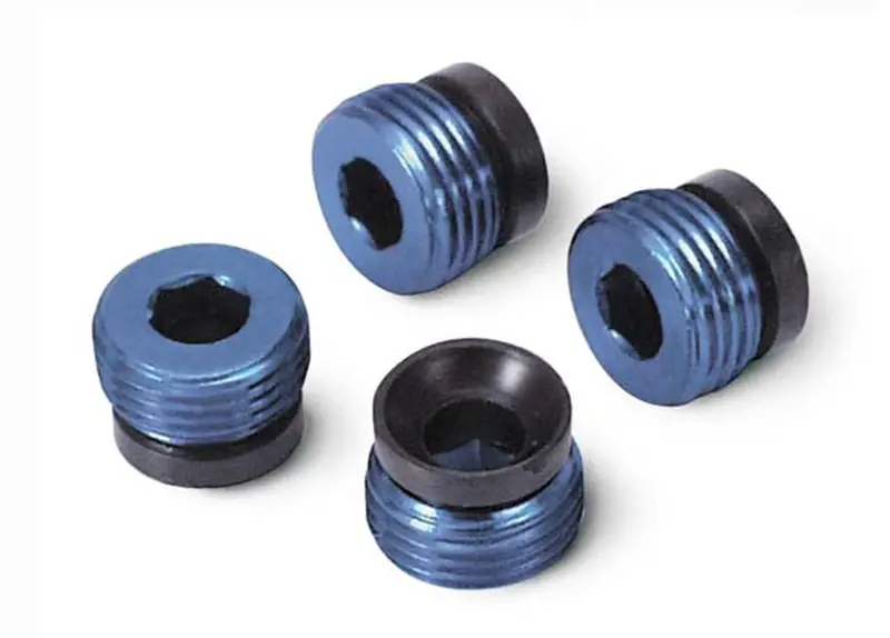 Traxxas Pivot Ball Caps, Aluminum, Blue, 4934X 1