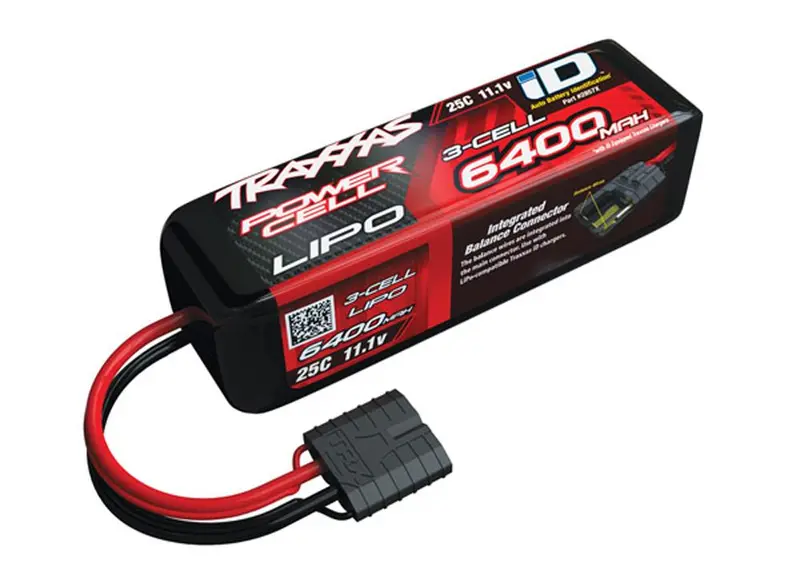 Traxxas Power Cell 3S Lipo Battery, 25C 6400Mah, 2857X 1
