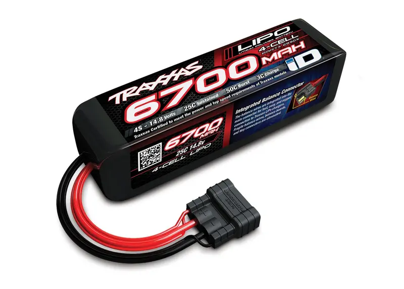 Traxxas Power Cell 4S  Lipo Battery, 25C 6700Mah, 2890X 1