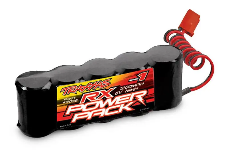 Traxxas Power Cell 5C 6V Nimh Battery 1200Mah, Rx, Flat, 3036 1