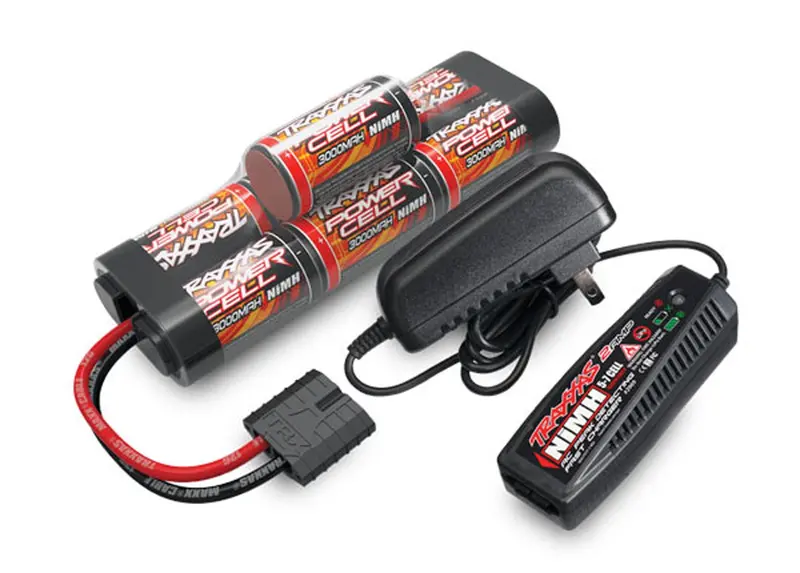 Traxxas Power Cell 7C 8.4V Nimh Battery 3000Mah, Ac Charger, 2984 1