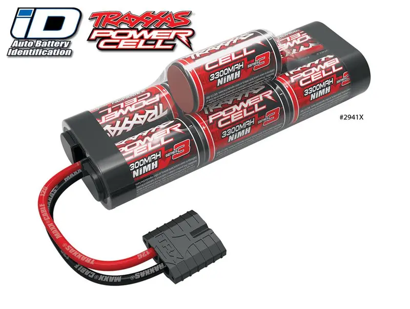 Traxxas Power Cell 7C 8.4V Nimh Battery 3300Mah, Hump, 2941X 1