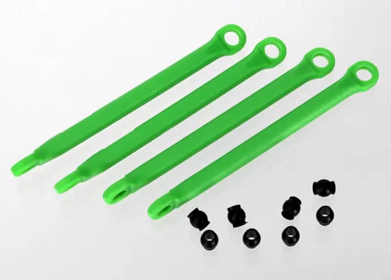 Traxxas Push Rods & Hollow Balls, Composite, 1/16, Green, 7118G 1
