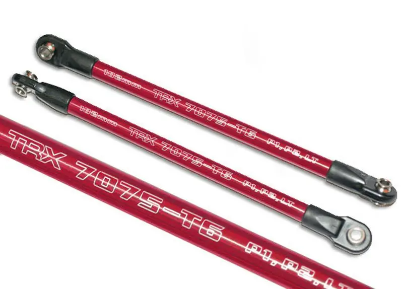 Traxxas Pushrods, Aluminum, Red, 5318X 1