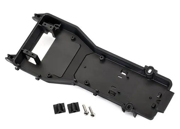 Traxxas Radio Tray/Retainer (2) & Stuffing Tube Clamp, 5772 1