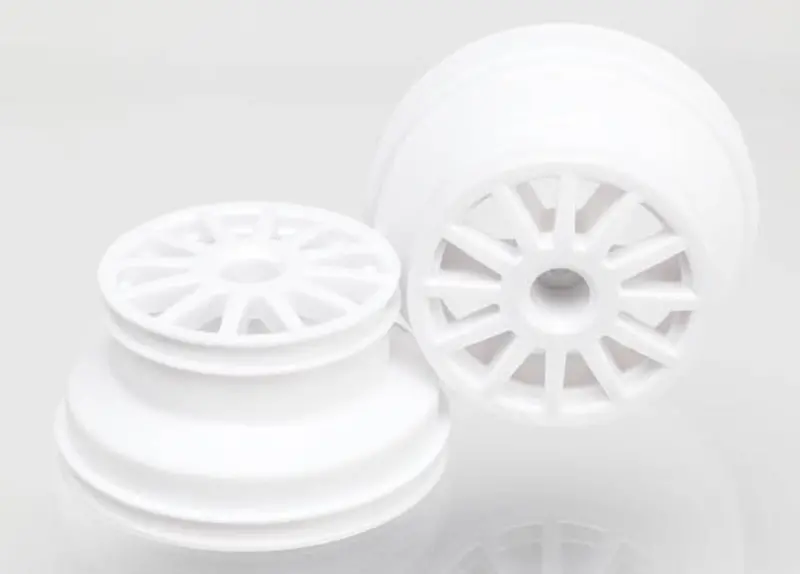 Traxxas Rally Wheels, White, 7472 1