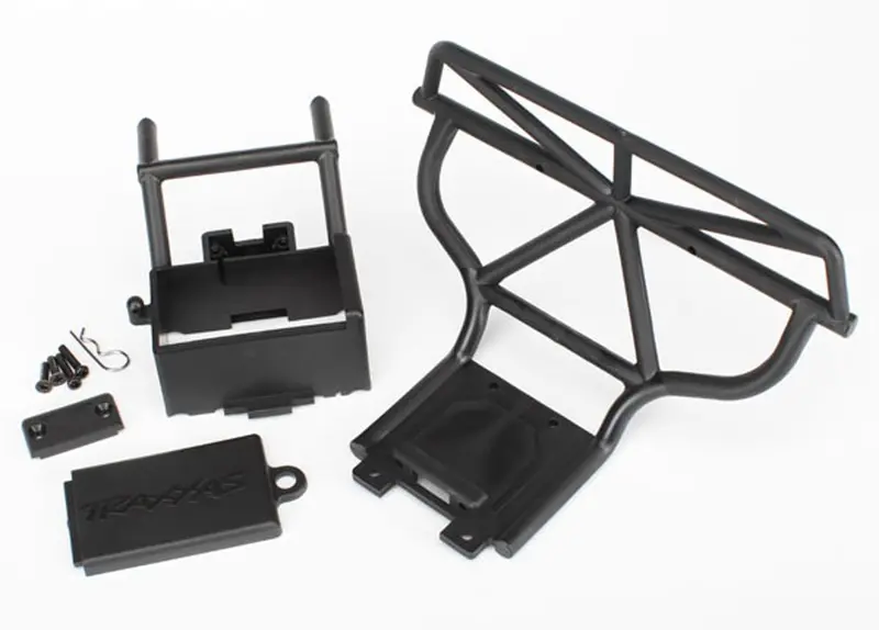 Traxxas Rear Bumper & Battery Box, Switch Cover, 4429 1