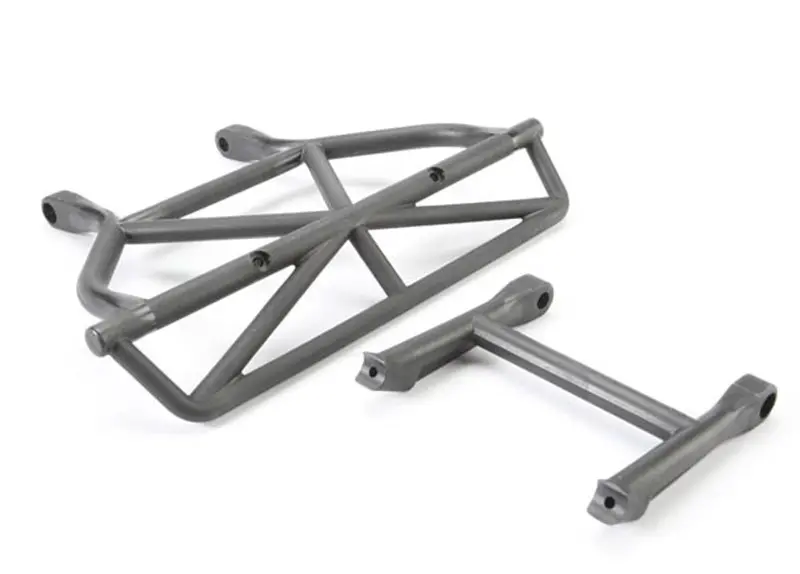 Traxxas Rear Bumper & Mount, Black, 5836 1