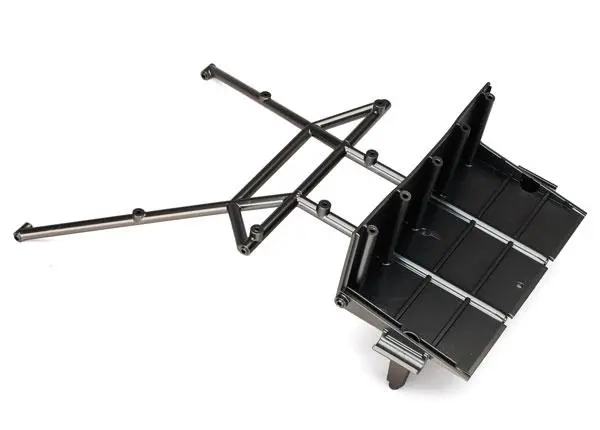 Traxxas Rear Center Tube Chassis, Satin Black  Chrome, 8432X 1