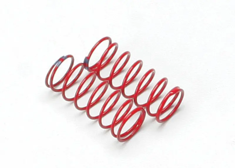 Traxxas Rear Gtr Shock Springs, 1.6 Double Blue Stripe, Red, 5434A 1