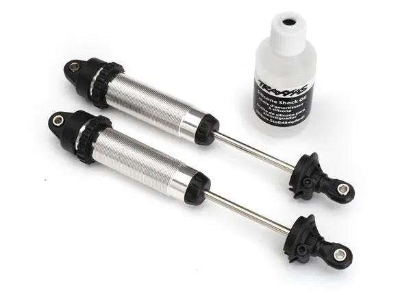 Traxxas Rear Gtr Shocks, Threaded, 139Mm, Silver, 8460 1