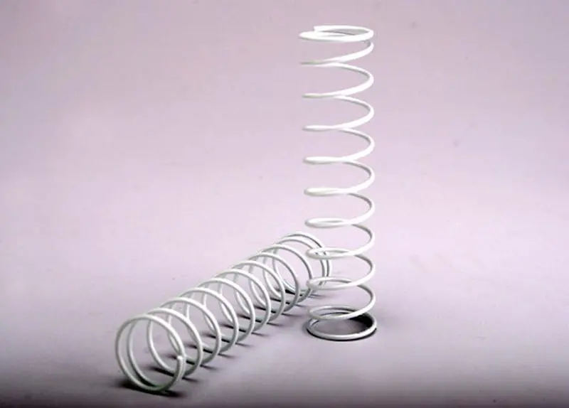 Traxxas Rear Shock Springs, White, 4457A 1