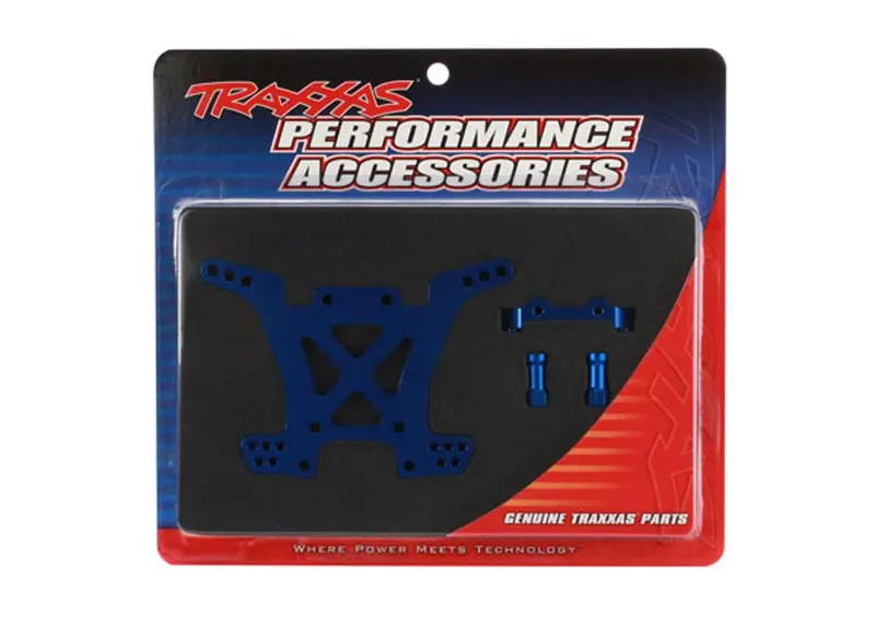 Traxxas Rear Shock Tower, Aluminum,Blue, 6838X 1